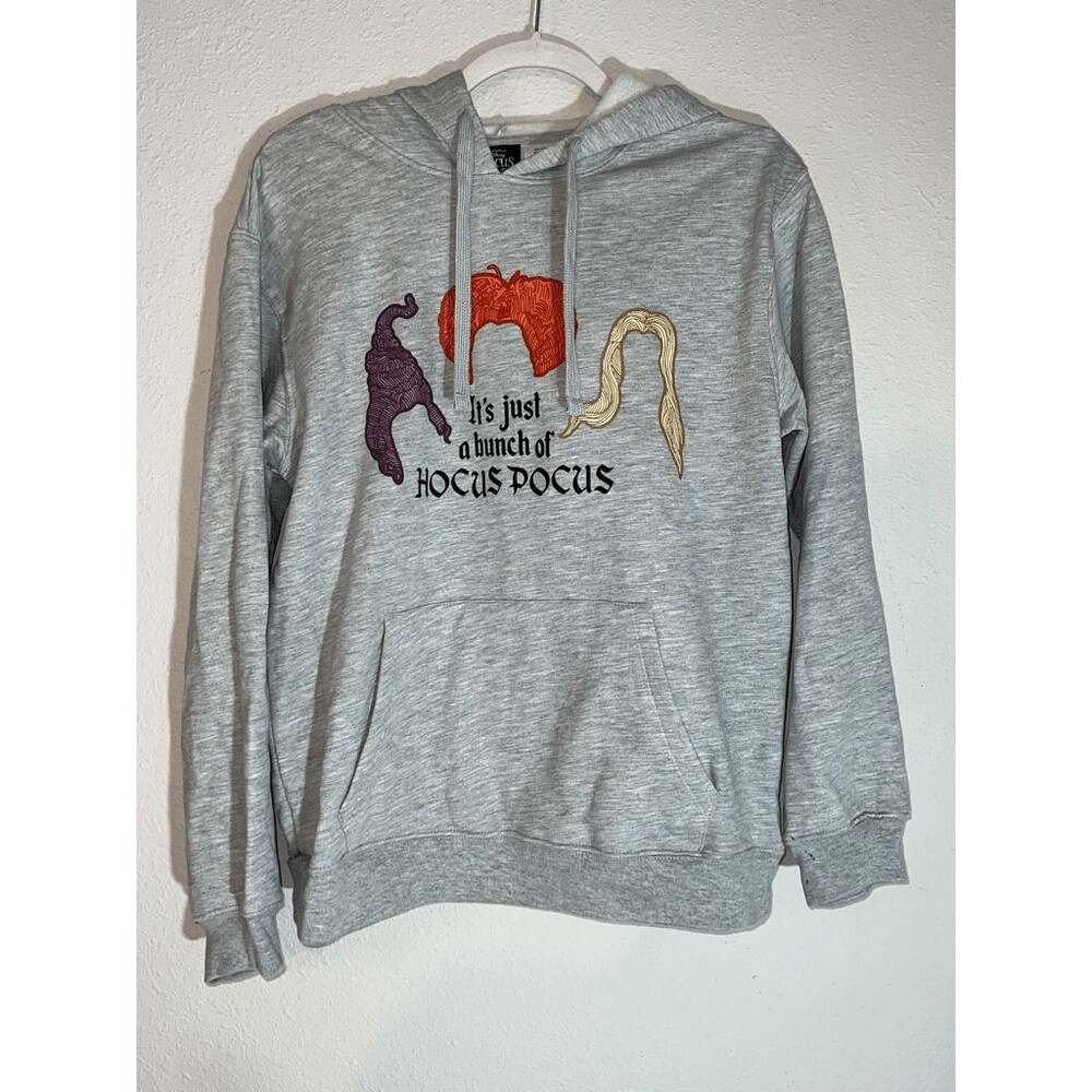 Disney It's just a bunch of Hocus Pocus Gray Hooded Youth Sweatshirt